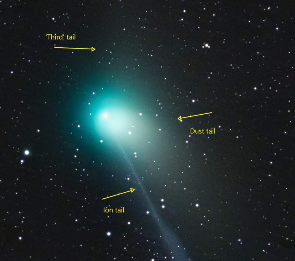coada cometa 3iatlas